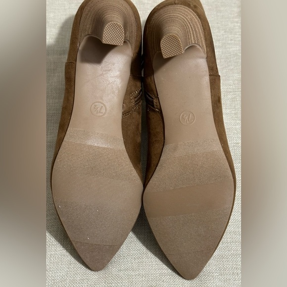 Universal Thread Women's Frances Ankle Boots Brown 7.5  Side Zipper 2.25" Heel - Picture 8 of 8